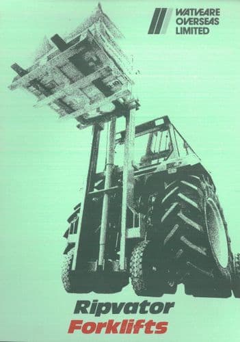 Ripvator Forklift RFL1000, RFL1500, RFL2000, RFL2002, RFL1502F -Brochure