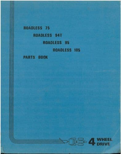 Roadless Tractor 75 94T 95 105 Parts Manual