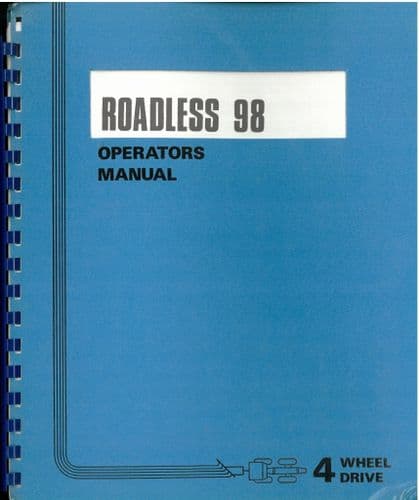 Roadless Tractor 98 Operators Manual