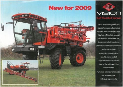 SAM Self Propelled Sprayer 'Vision' - New for 2009 Brochure