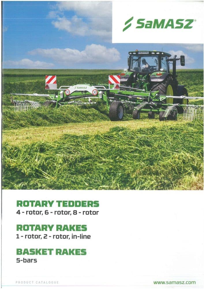 Rotary Rake Specifications Samasz Rotary Tedders- Rotary Rakes- Basket Rakes - Brochure
