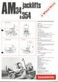 Sambron Forklift Jacklifts AM10 JAC24 AM34 AM354 AM22 AM252 BrochureS