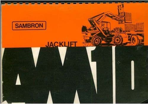 Sambron Jacklift AM10 Operators Manual with Parts List - Handler