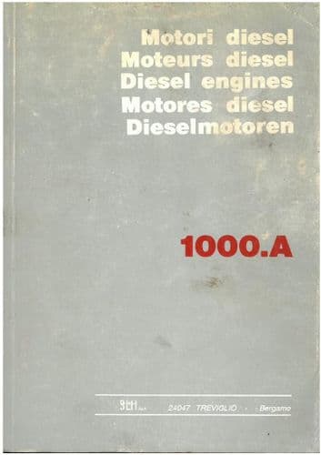 Same Engine 1000.A 1000A Operators Manual