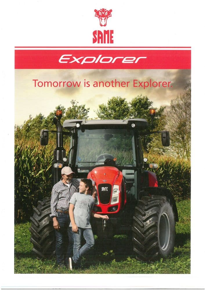 Same Explorer Tractor Brochure - Tomorrow is another Explorer