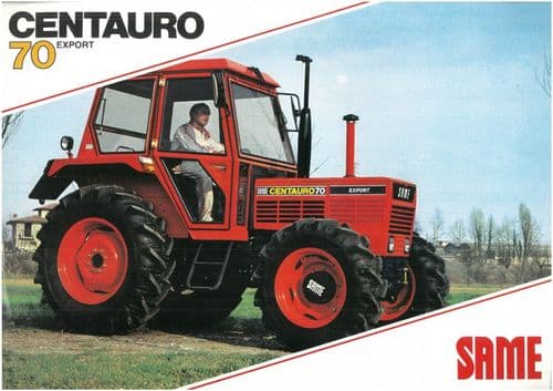 Same Tractor Emblems Same Tractor Centauro 70 Brochure