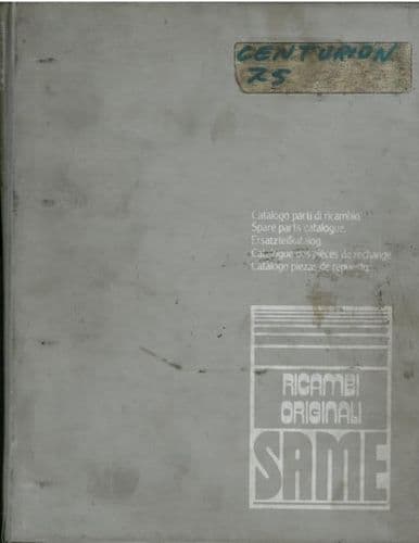 Same Tractor Centurion 75 (12 Speed) Parts Manual