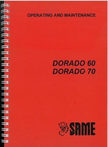 Same Tractor Dorado 60 and 70 Operators Manual