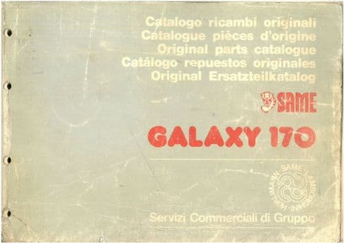 Same Tractor Galaxy 170 Parts Manual