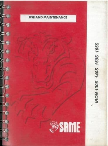 Same Tractor Iron 130S, 140S, 150S and 165S  Operators Manual