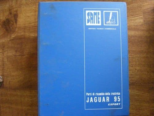 Same Tractor Jaguar 95 Export Parts Manual