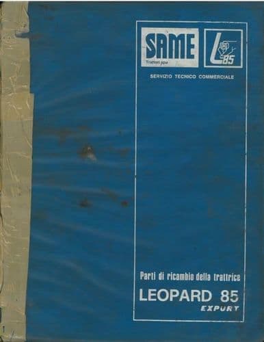 Same Tractor Leopard 85 Export Parts Manual