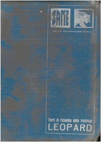 Same Tractor Leopard  Parts Manual -ORIGINAL