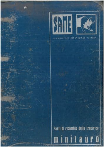 Same Tractor Minitauro Parts Manual - ORIGINAL