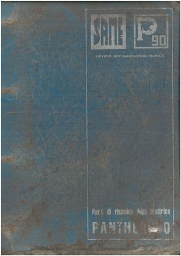 Same Tractor Panther 90 Parts Manual - ORIGINAL MANUAL