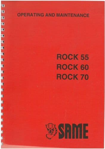 Same Tractor Rock 55 60 70 Operators Manual