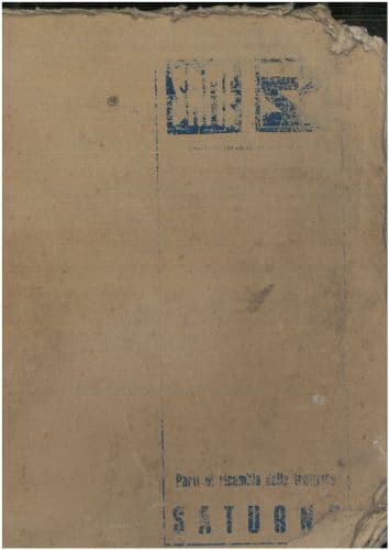 Same Tractor Saturno Parts Manual - ITALIAN ONLY