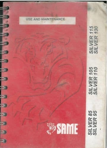 Same Tractor Silver 85 95 105 110 115 130 Operators Manual