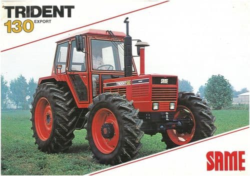 Same Tractor Trident 130 Brochure -
