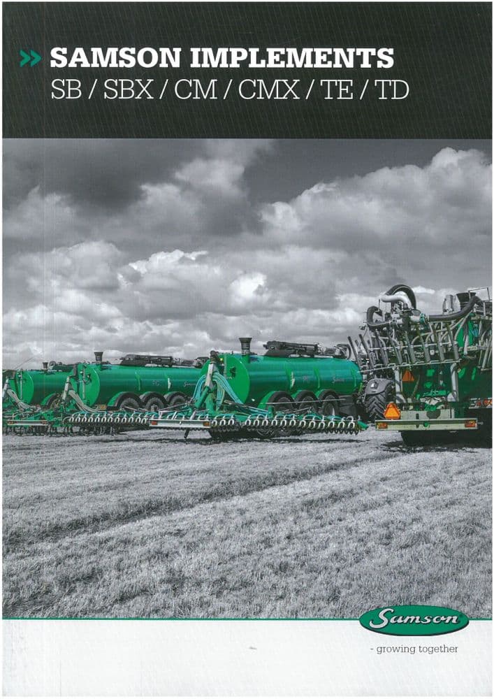 Samson Implements SB - SBX - CM - CMX - TE - TD Brochure