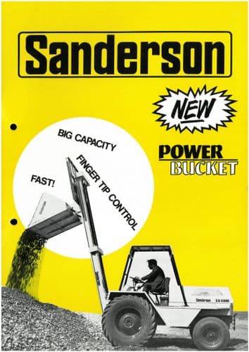 Sanderson Forklift Power Bucket Brochure