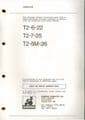 Sanderson T2 Teleporter 2 Telehandler 6-22, 7-25, 5M-26 Parts Manual