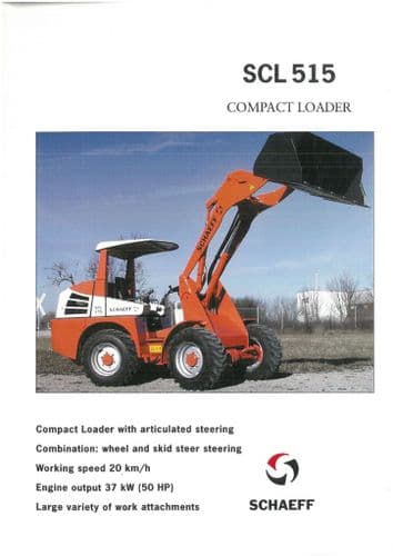 Schaeff Wheel Loader SCL515 Brochure - SCL 515