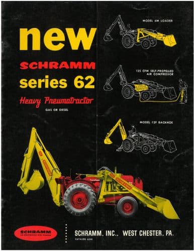Schramm Heavy Pneumatractor Series 62 Loader & Excavator Brochure