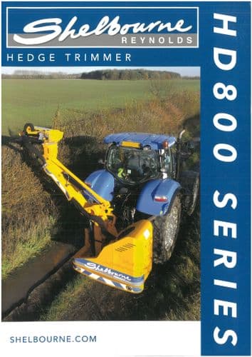 Shelbourne Hedge Trimmer HD800 Series HD860T HD870T HD880T HD865 HD875 VFRT Brochure