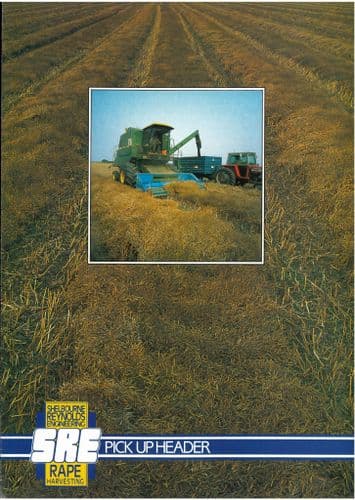 Shelbourne Reynolds Pick Header SRE Rape Harvesting Brochure