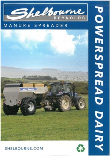 Shelbourne Reynolds Powerspread Dairy Manure Spreader 1600 & 2000 Brochure