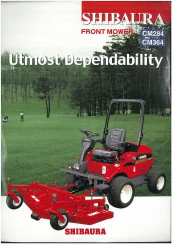 Shibaura Front Mower CM284 CM364 Brochure