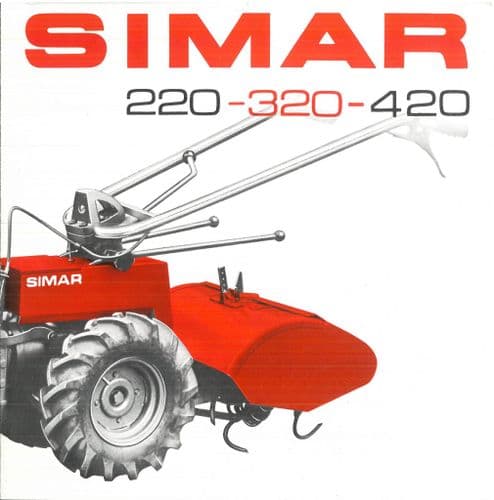Simar Tiller Cultivator 220 320 420 Brochure