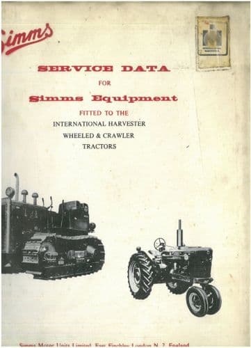 Simms Minimec Fuel Injection Pump SPGE-M Series Workshop Service Manual