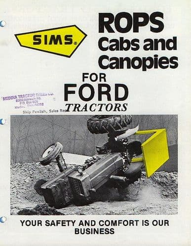 Sims Rops Cabs and Canopies for Ford Tractors