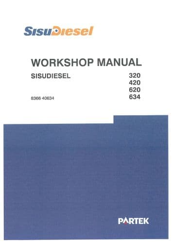 Sisu Diesel Engine 320 420 620 634 Workshop Manual