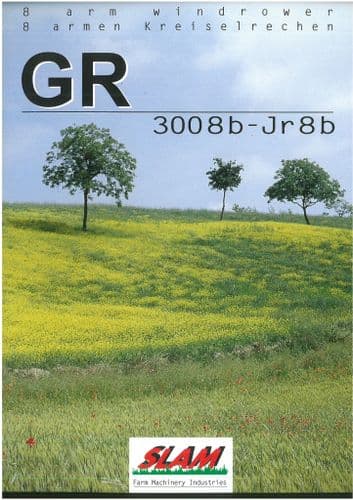 Slam  GR 8 Arm Windrower 3008b - Jr 8b Brochure