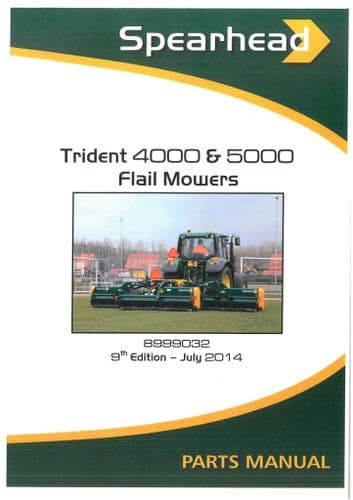 Spearhead Flail Mower Trident 4000 & 5000 Parts Manual