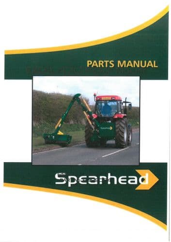 Spearhead Reach Mower Excel 470 Parts Manual