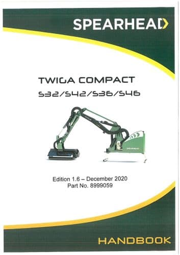 Spearhead Reach Mower Twiga S32 S42 S36 S46 Operators Manual