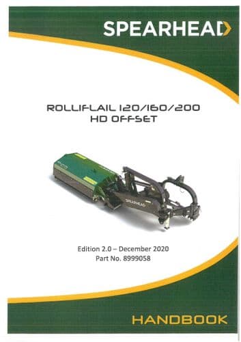 Spearhead Rolliflail HD Offset 120 160 200 Operators Manual