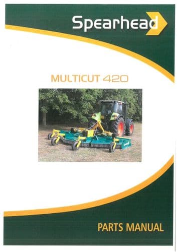Spearhead Rotary Mower Multicut 420 Parts Manual