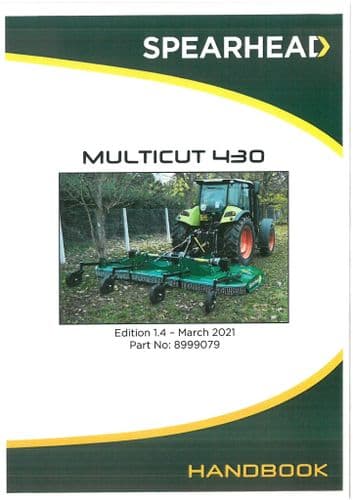 Spearhead Rotary Mower Multicut 430 Operators Manual