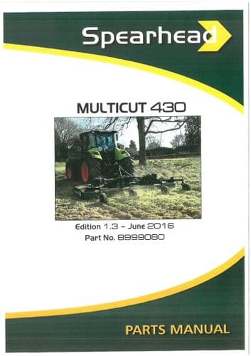 Spearhead Rotary Mower Multicut 430 Parts Manual