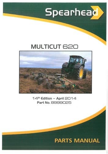 Spearhead Rotary Mower Multicut 620 Parts Manual