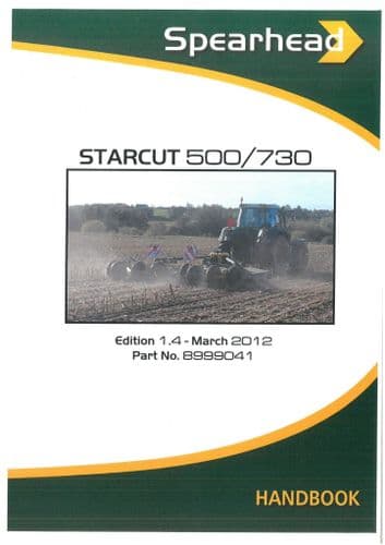 Spearhead Rotary Mower Starcut 500 & 730 Operators Manual