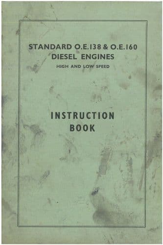 Standard Diesel Engine OE138 & OE160 Operators Manual