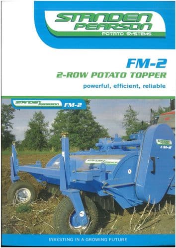 Standen Pearson FM2 2 Row Potato Topper Brochure - FM-2