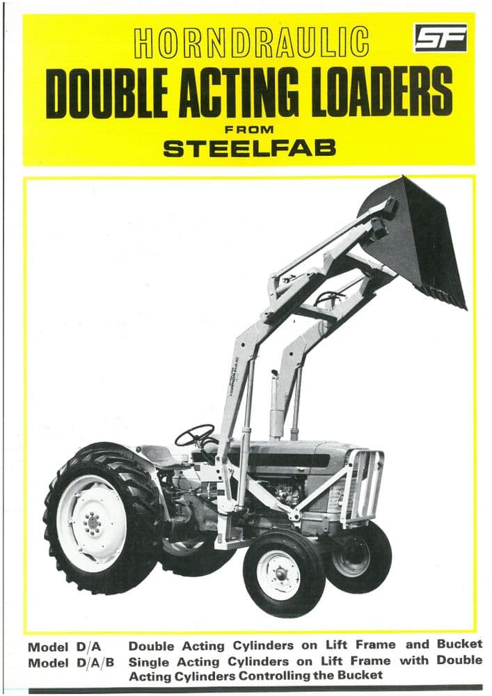 Steelfab Horndraulic Double Acting Loader Model D/A D/A/B Brochure