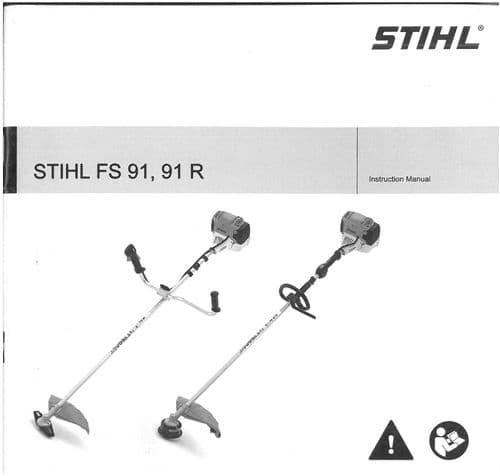 Stihl Brush Cutter FS91 FS91R Operators Manual - ORIGINAL